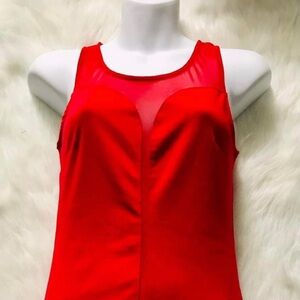 NWOT Red Bodysuit